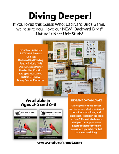 Backyard Birds (Ages 6-8) - Nature Supply Co